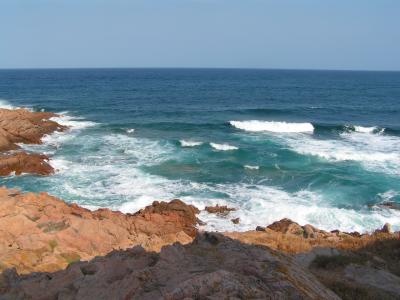 Brandung am Mittelmeer