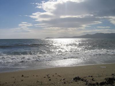 Im Januar am Strand von Karystos 2