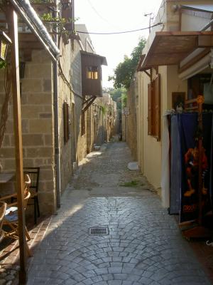 Gasse in der Altstadt Rhodos