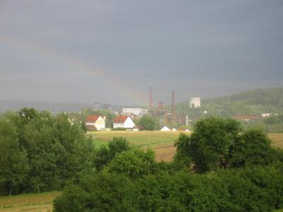 Regenbogen über der Maxhütte