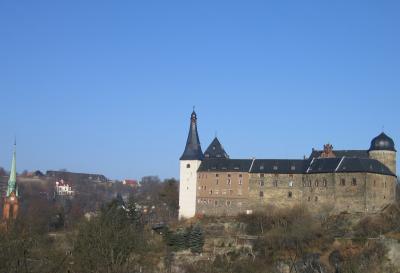 Burg Mylau im Winter