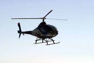 Helikopter in der Luft