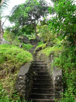 Treppe auf den Seychellen