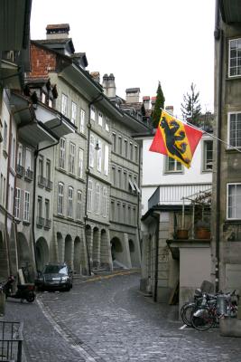 Bern Stadtbild Flagge