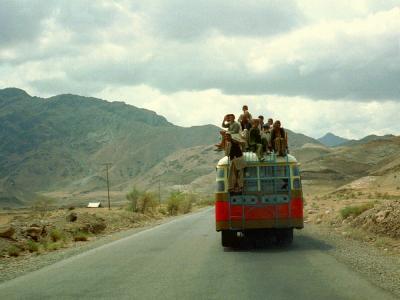 Busfahrt in Afghanistan
