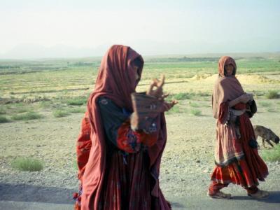 Zwei Nomadinen in Afghanistan