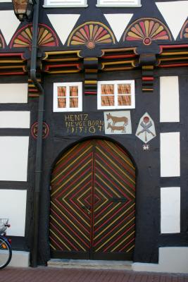 Tor eines Fachwerkhauses / Stolberg im Harz