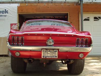Ford Mustang 1968er hinten