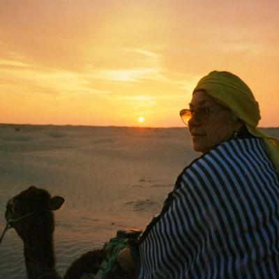 Kamelritt in der Sahara (Tunesien)