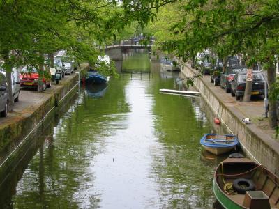 Gracht in Enkhuisen