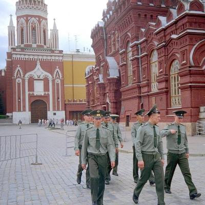 Eliteeinheit der Roten Armee in Kreml