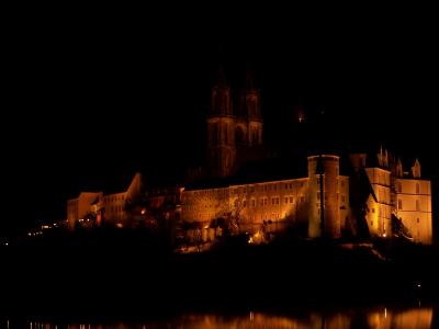 Albrechtsburg bei Nacht