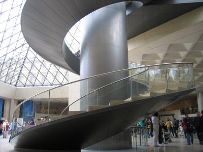 Treppe im Louvre - Paris