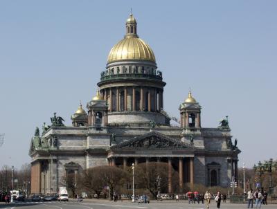 Isaak-Kathedrale in St.Petersburg April 2006