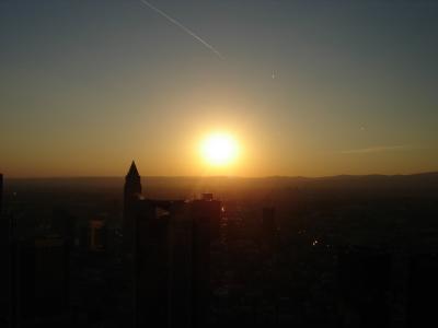 Sonnenuntergang über Frankfurt_2