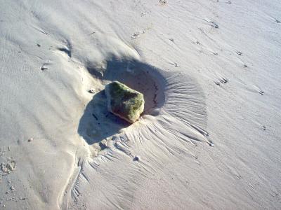 Stein im Sand