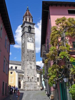 Kirchenturm in Ascona Schweiz