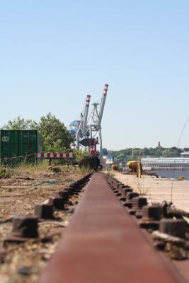Altes Schienennetz im Hamburger Hafen