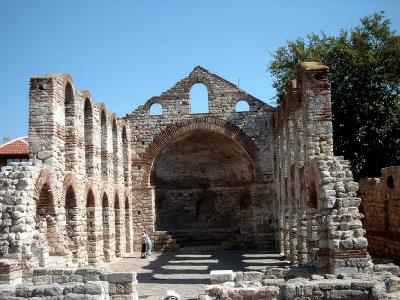 Ruine in Alt-Nessebar/Bulgarien