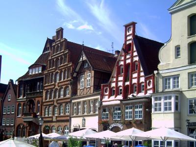 Schöne Häuser in Lüneburg
