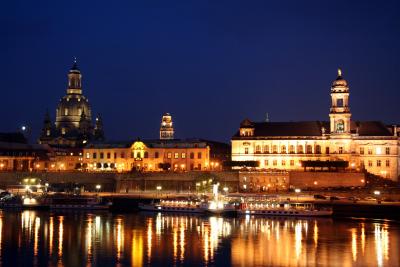 Abends in Dresden