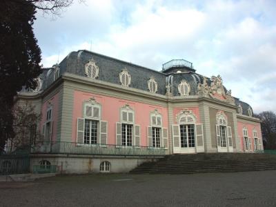 Schloss Benrath, Rückseite