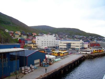 Der Hafen von Honningsvåg