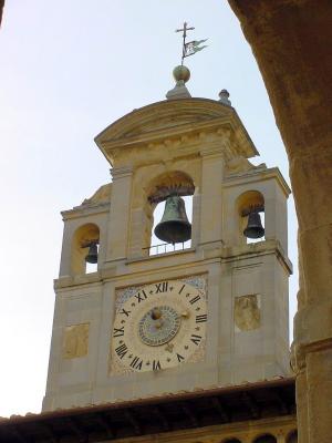 Historische Uhr in Arezzo (Toscana)