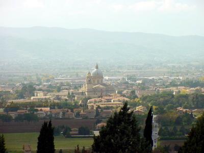 Blick auf Assisi, Umbrien