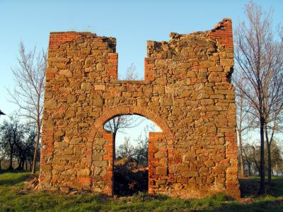 Ruine in der Toscana