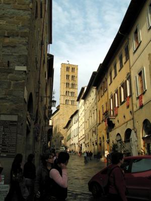 Gasse in Arezzo (Toscana)
