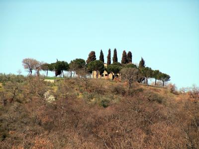 Landhaus 3, auf dem Weg nach Pienza (Toscana)