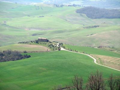 Aussicht 1 von Pienza (Toscana)