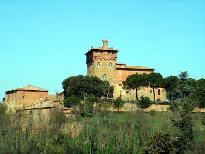 Landhaus 5, auf dem Weg nach Pienza (Toscana)