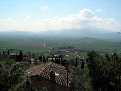 Aussicht 4 von Pienza (Toscana)