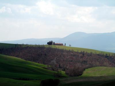 Landhaus 6, auf dem Weg nach Pienza (Toscana)