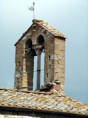 Dachdeko in San Quirico d' Orcia (Toscana)