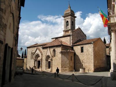 Kirche in San Quirico d' Orcia (Toscana)