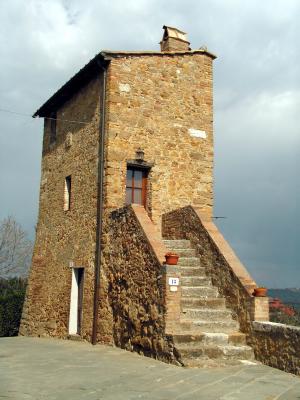 Turmhaus 2 in San Quirico d' Orcia (Toscana)