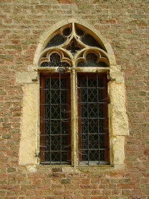 Fenster einer alten Kapelle