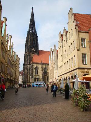 Blick in die Münsteraner Altstadt