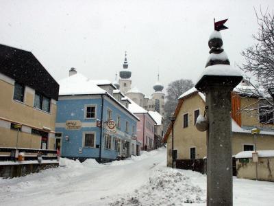 Wintertag im Dorf