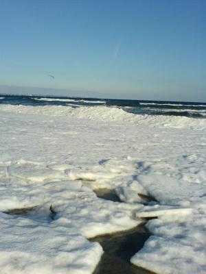 Ostsee in Eis und Schnee
