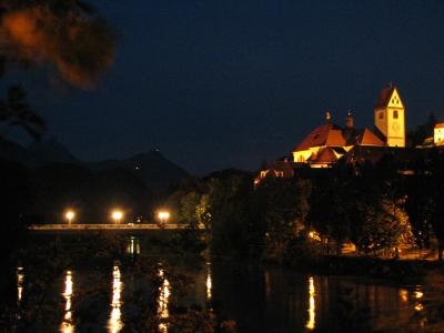 Füssen zur "blauen Stunde"