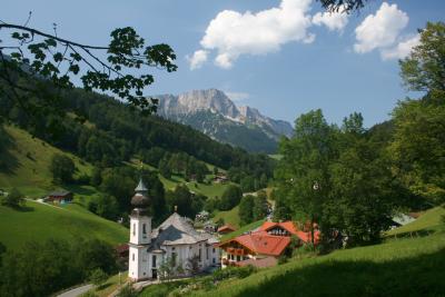 Kirche von Maria Gern und Berchtesgadener Hochthron