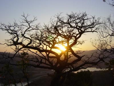 Sonnenuntergang in Swaziland