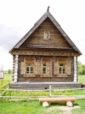 Russisches Holzhaus in Suzdal