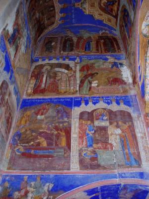 Wandbemalung Kirche im Männerkloster in Suzdal