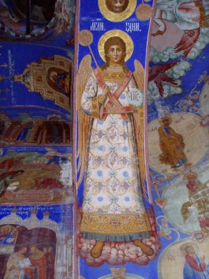 Wandbemalung Kirche im Männerkloster in Suzdal