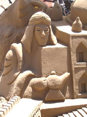 Sandfigur Aladin